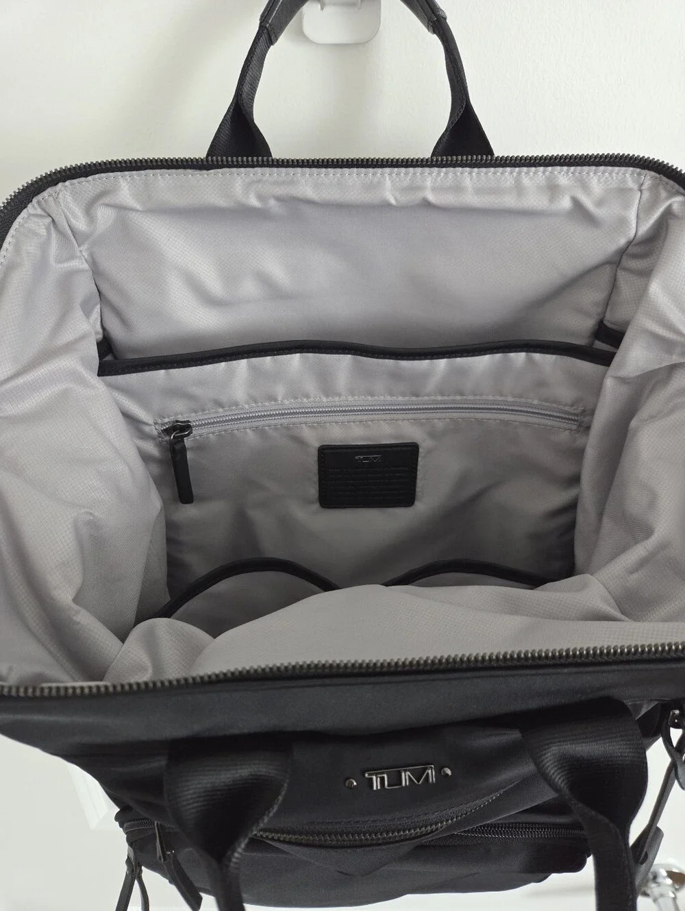 NEW TUMI Irma Framed Backpack, Nylon Backpack Tote